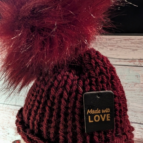 ☃️☃️☃️13x8 Handmade Knit Snowman with Red Hat and Scarf - Picture 4 of 10